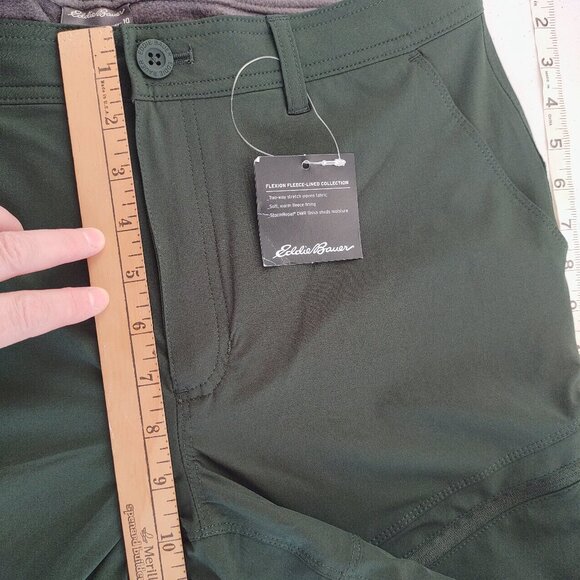 Eddie Bauer Flexion Fleece Lined 2.0 Pants 10  NWT - Picture 2 of 7